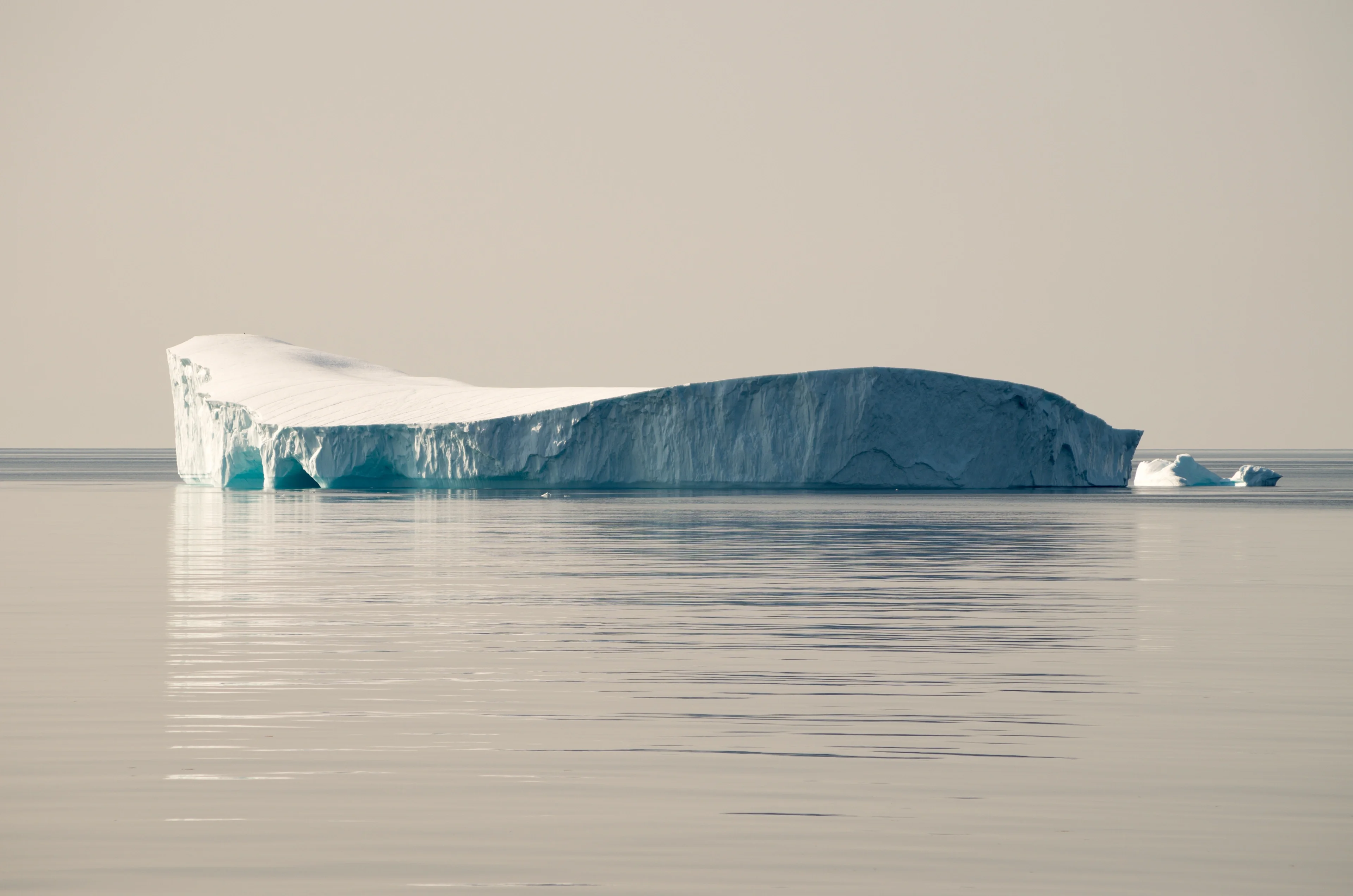 Icy landscape of the Baffin Bay