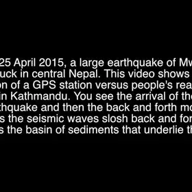 Gorkha Nepal, Mw 7.8 Earthquake - Human Seismometers