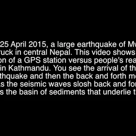 Gorkha Nepal, Mw 7.8 Earthquake - Human Seismometers