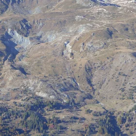 The Grange Orgiera landslide