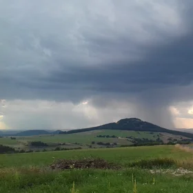 When rain choses where to fall !
