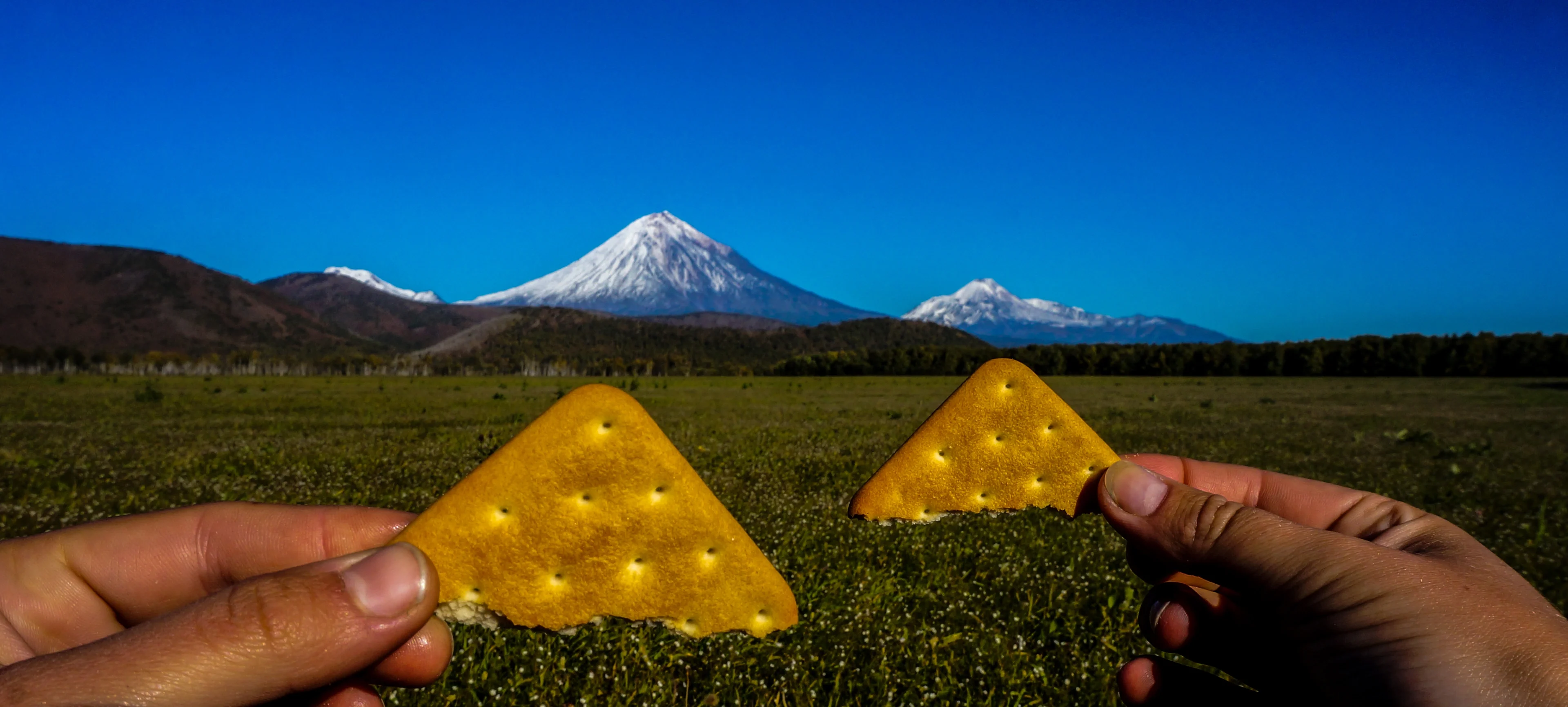 Improvised modeling of volcanos