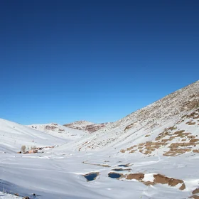 View of Oukaimeden's houses