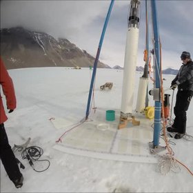 Ice Core Drilling In Antarctica