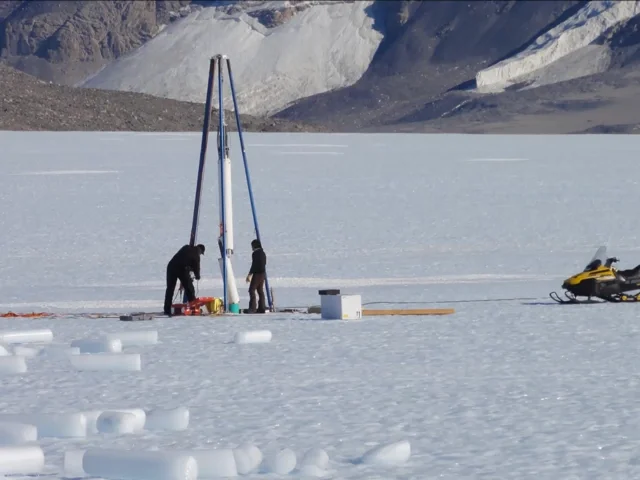 Ice Core Drilling In Antarctica