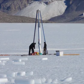 Ice Core Drilling In Antarctica