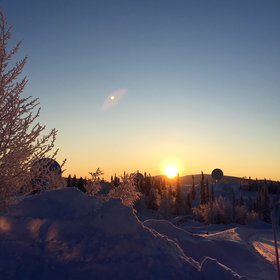 Arctic sunrise from Satellite Hill