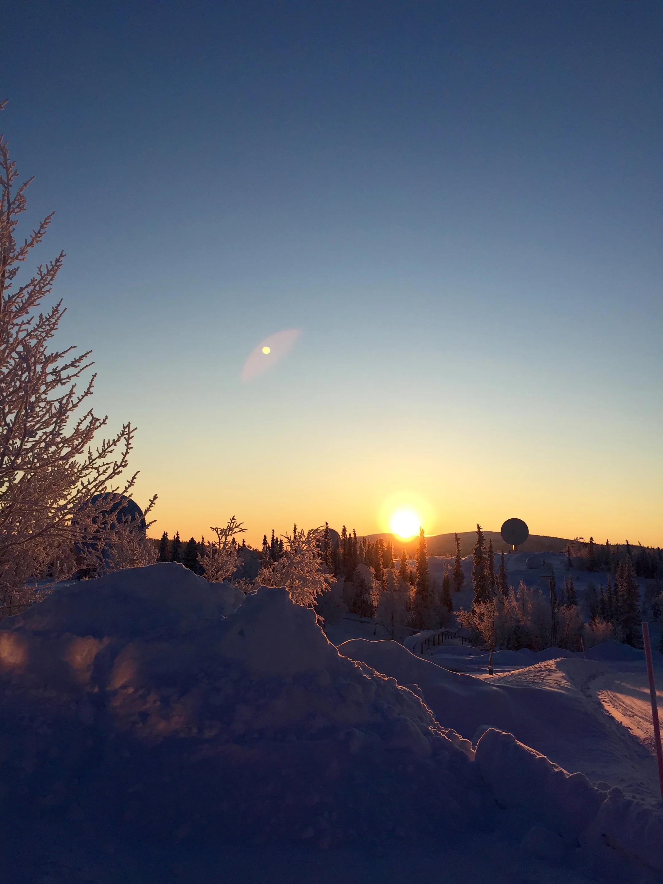 Arctic sunrise from Satellite Hill