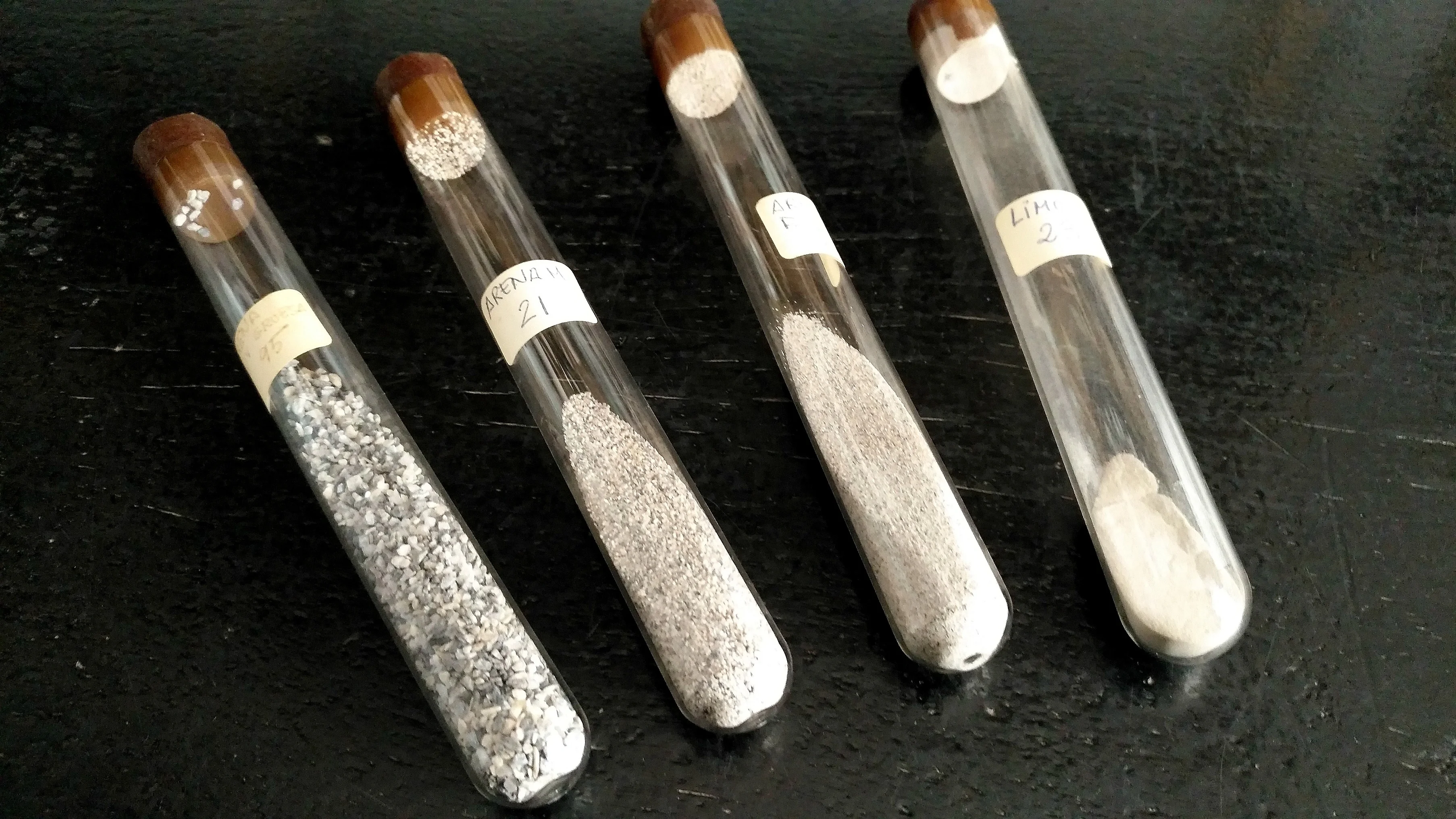 Soil sand and silt fractions