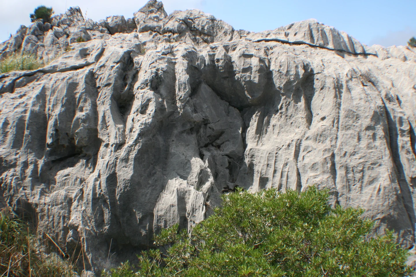 Weathered limestone from Tramuntana mountains, Mallorca (Spain)