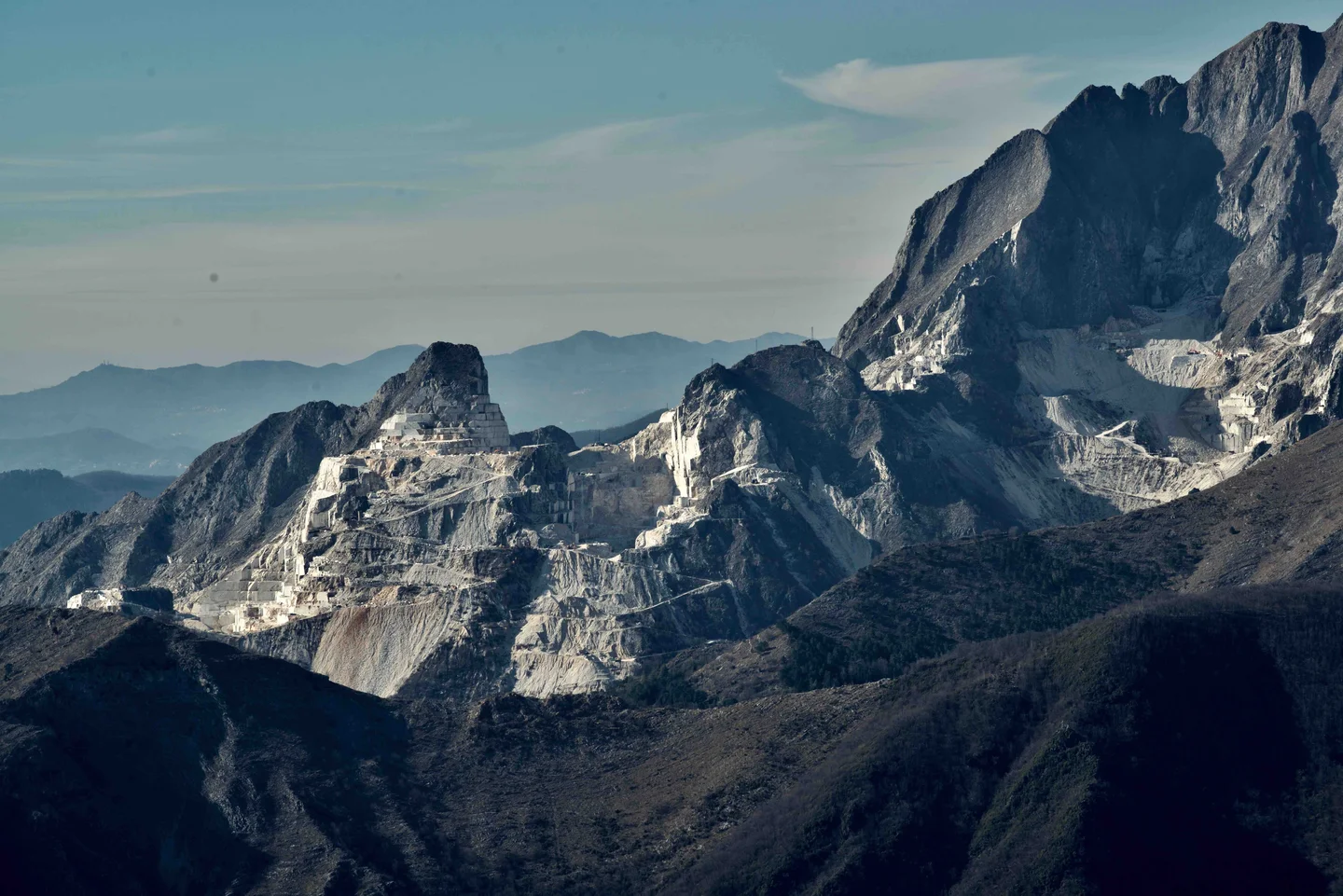 Marble quarries in the Apuan Alps
