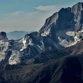 Marble quarries in the Apuan Alps
