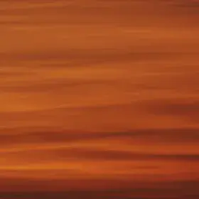 Sunset with red clouds