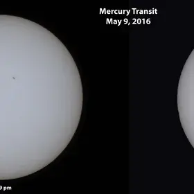 Mercury transit – seen from Hamburg