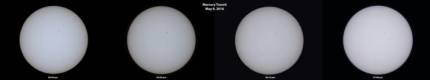 Mercury transit – seen from Hamburg