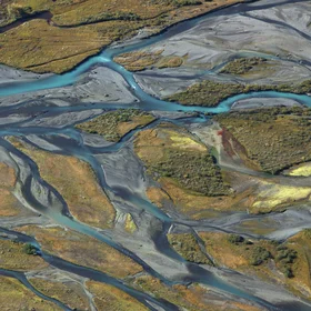 Rahpaädno river seen from the Ladebakte mountain ( version II )