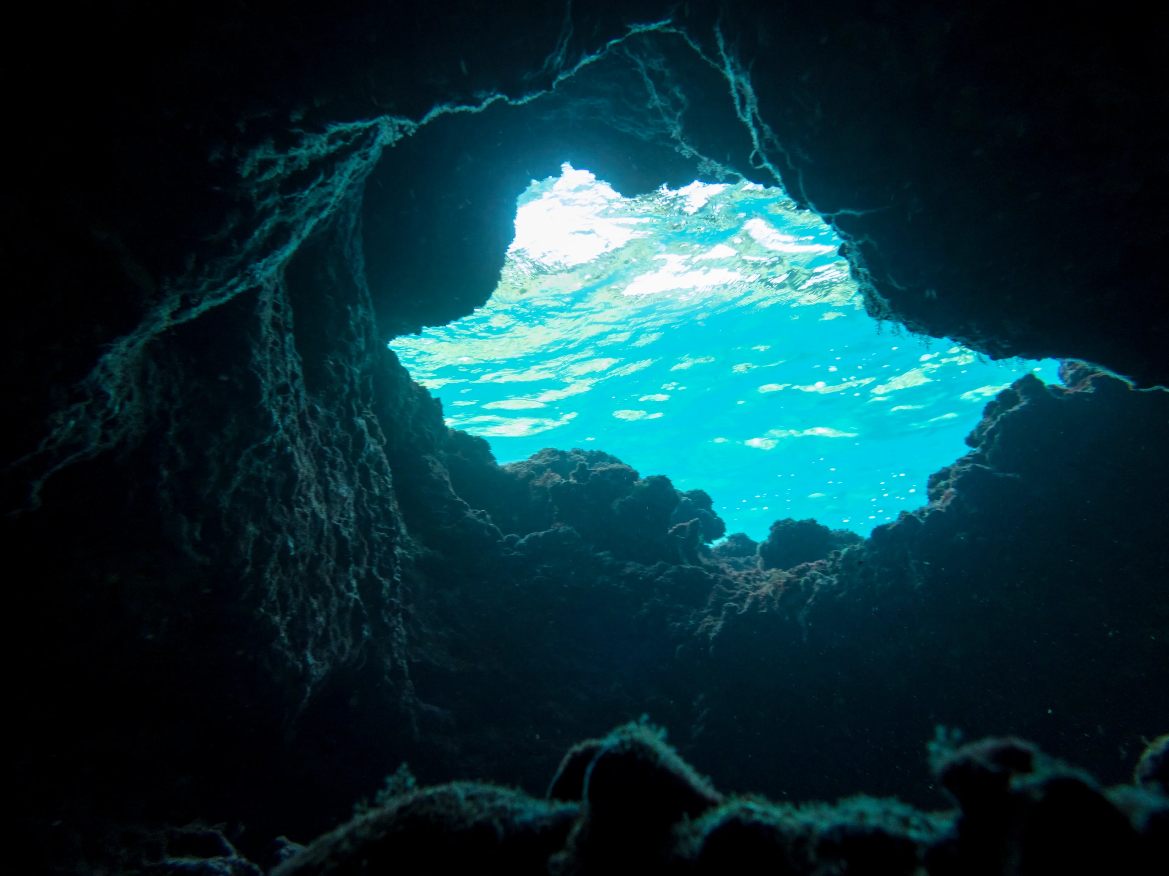 Submarine cave S'Archittu 1