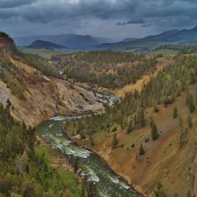 Yellowstone River Storm
