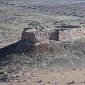 Ayaz-Kala Fortress in the Kyzylkum desert