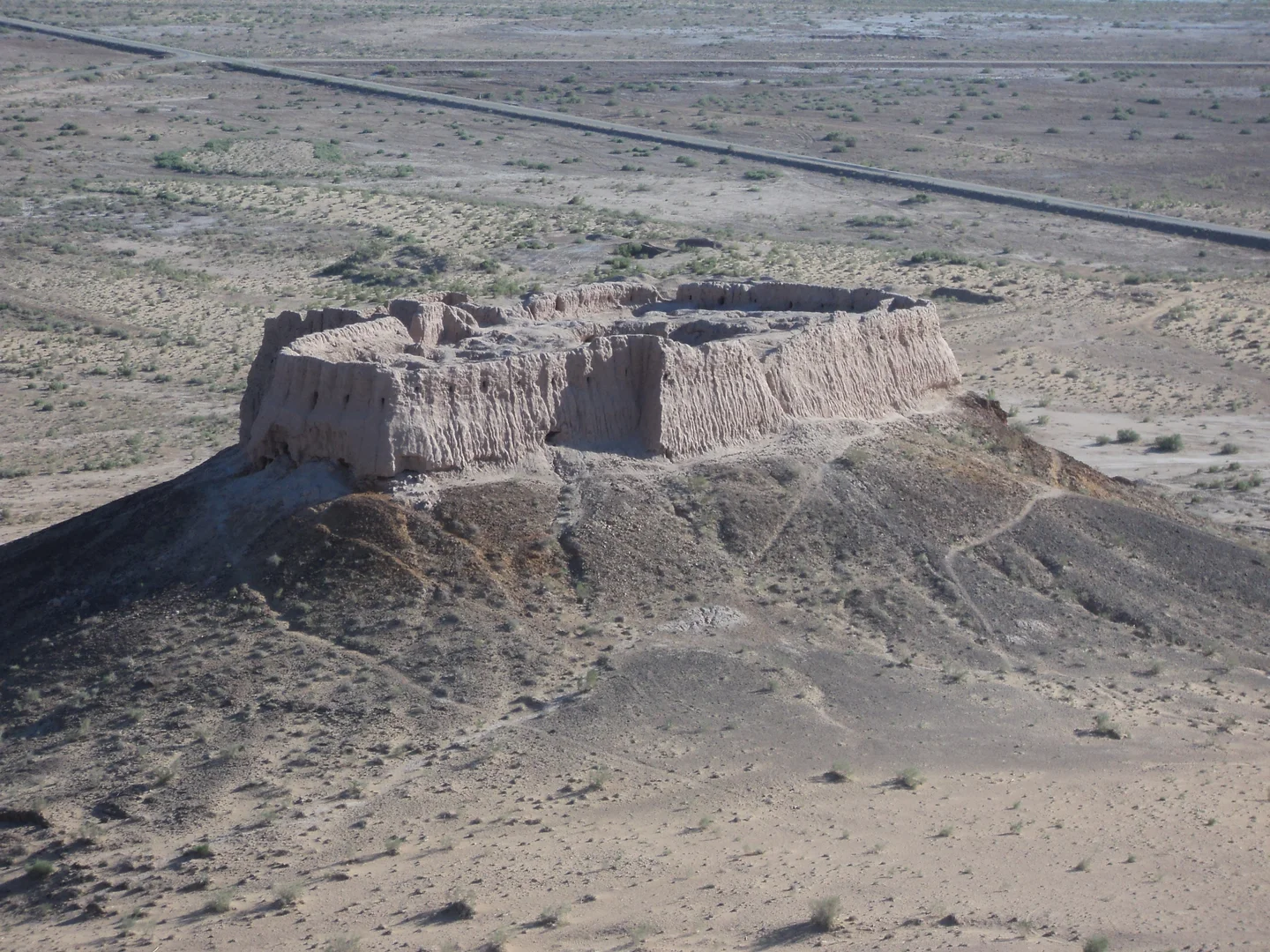 Ayaz-Kala Fortress in the Kyzylkum desert