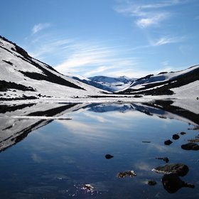 Norwegian summer mirror