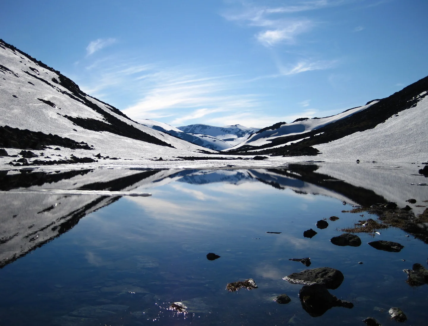 Norwegian summer mirror