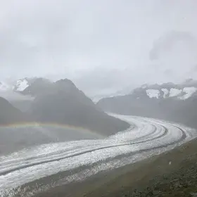 Colours of Aletsch Glacier