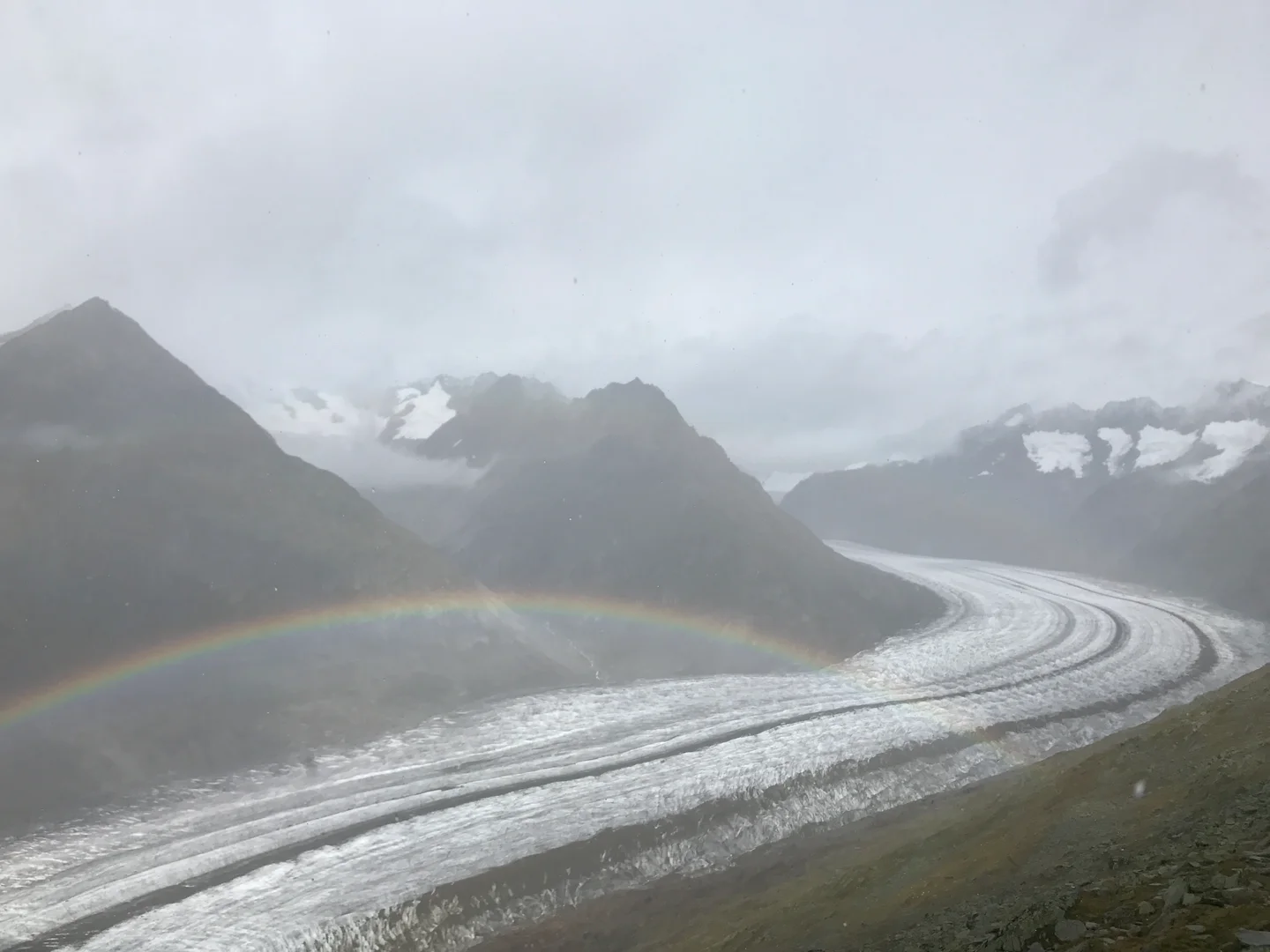 Colours of Aletsch Glacier