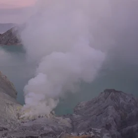 The Crater of Ijen Mount