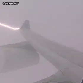 Aircraft-triggered lightning