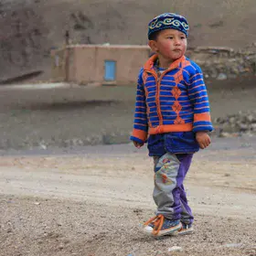 Litlle Mongolian boy