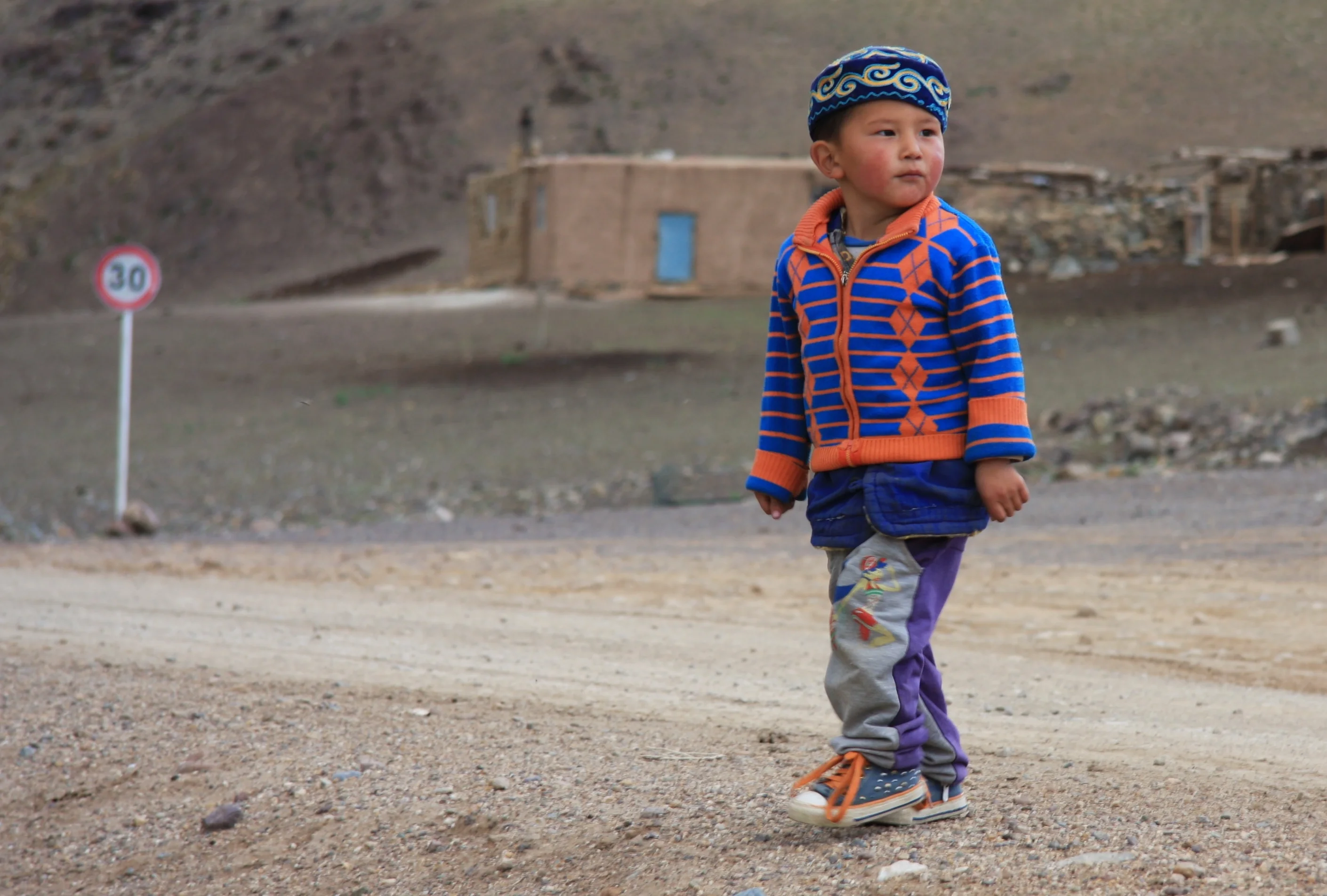 Litlle Mongolian boy