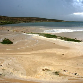 Storm on the Bayan Nur Lake, Uvs aimag, Mongolia