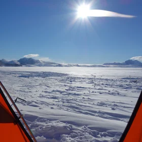 The view from the tent