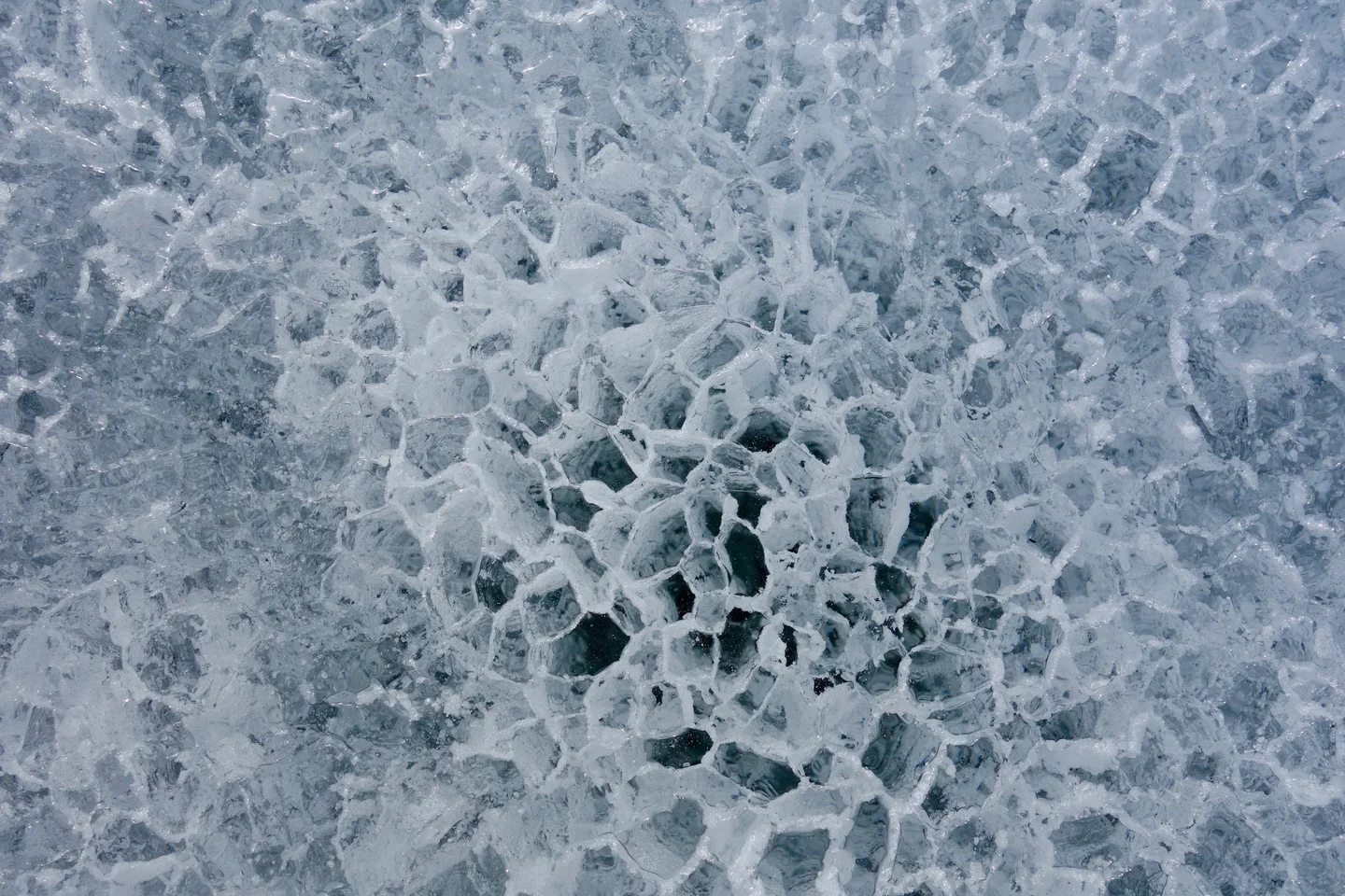 Honeycomb Ice, Antarctica