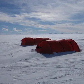 Camping in the katabatic winds