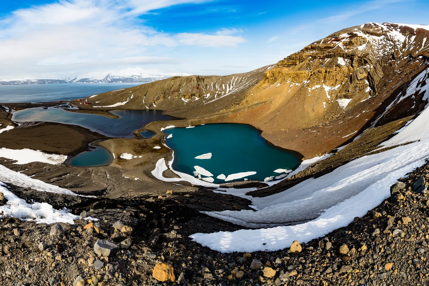 Saltwater lagoon meets freshwater lake