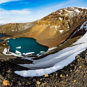 Saltwater lagoon meets freshwater lake