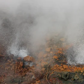 Small Geyser Field, Mutnovsky volcano, Kamchatka Oblast', Far-Eastern Region, Russia