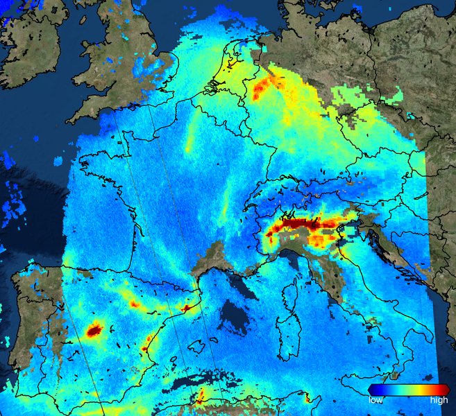 A new view on air quality from space