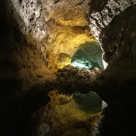 Corono Lava Tube, Cueva de los Verdes,  Lanzarote