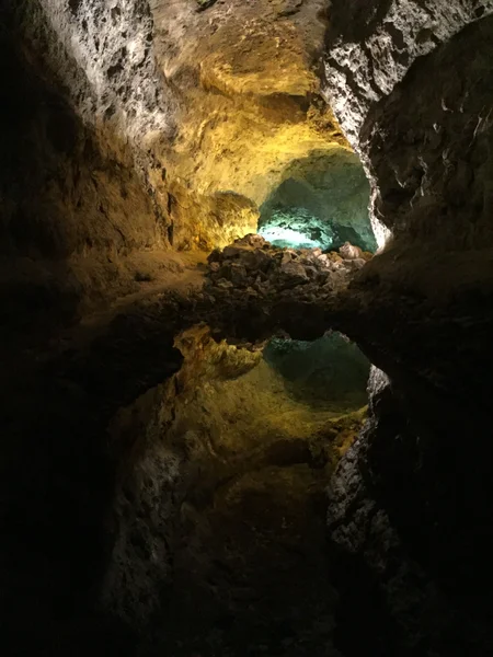 Corono Lava Tube, Cueva de los Verdes,  Lanzarote