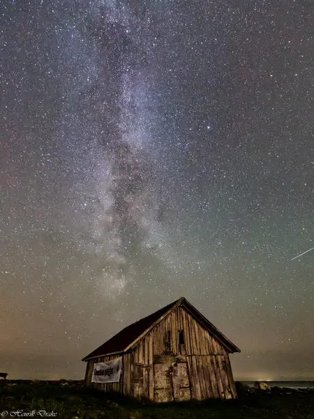 The Milky way over the West coast of Sweden