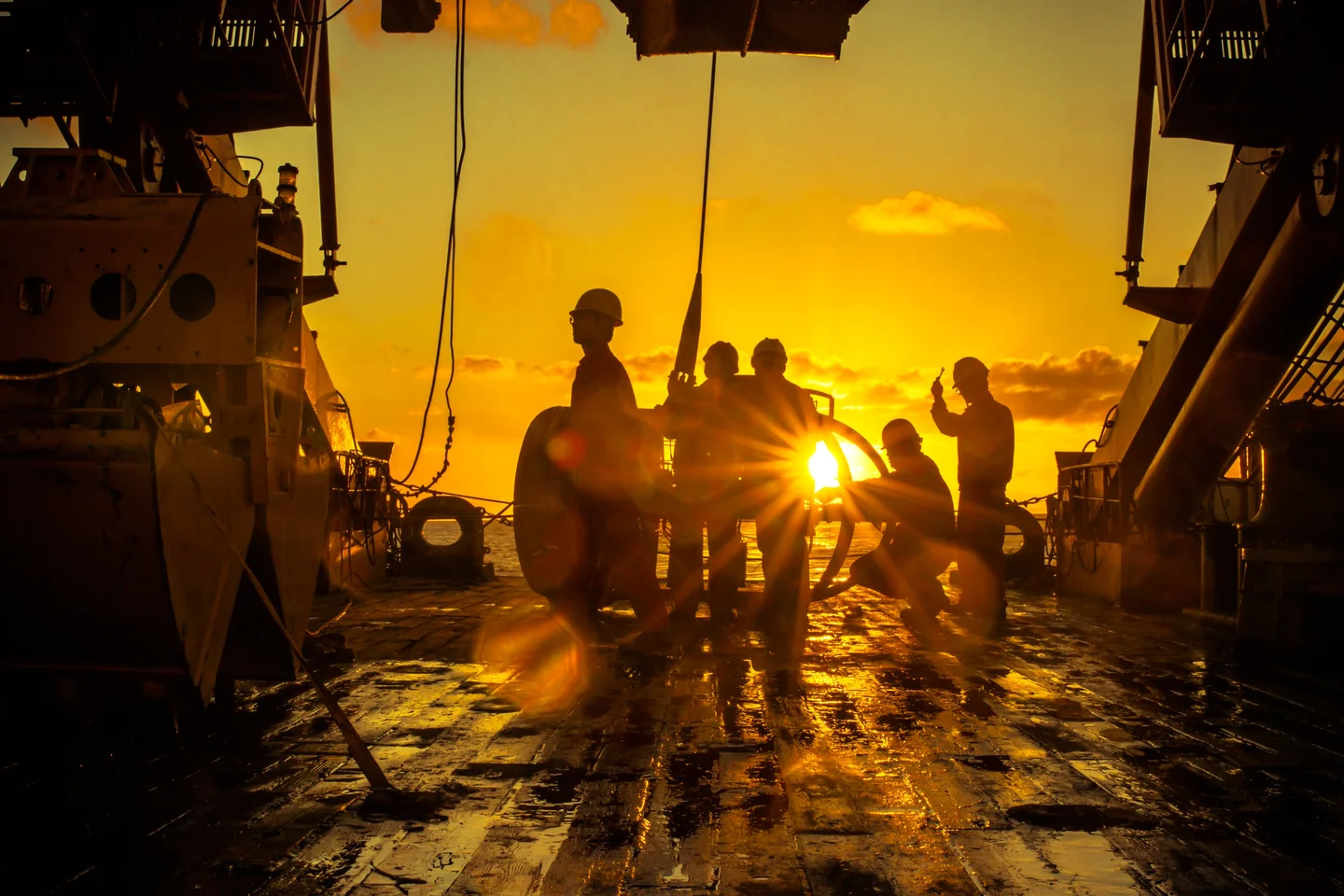 Working in the Sunset