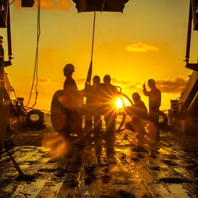 Working in the Sunset