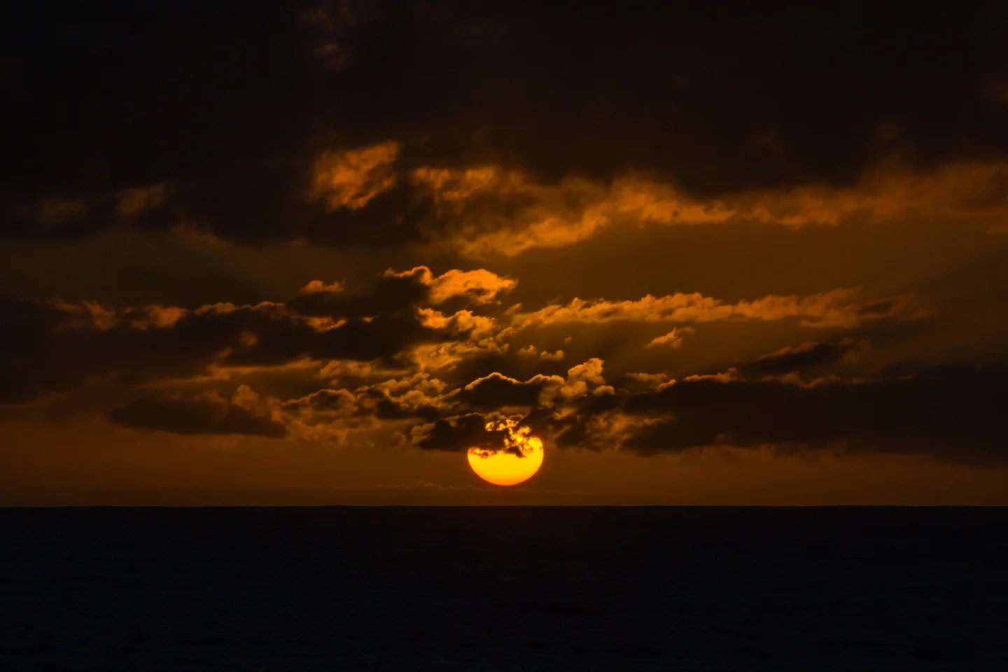 Sunset of the Indian Ocean