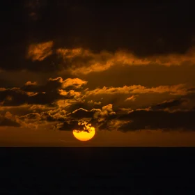 Sunset of the Indian Ocean