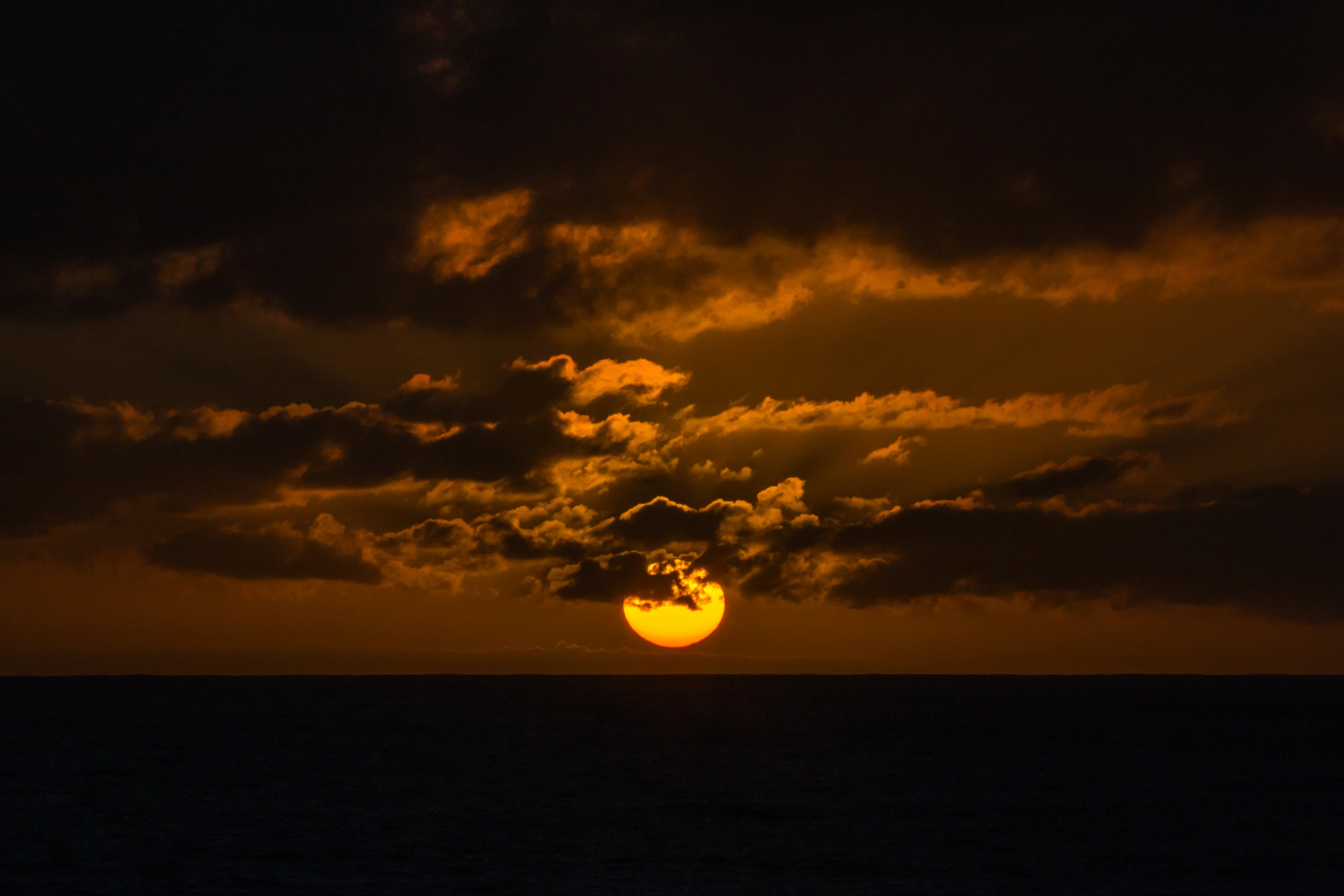 Sunset of the Indian Ocean