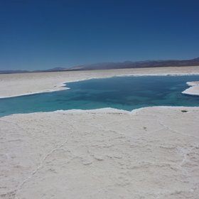 The tranquility in the salar