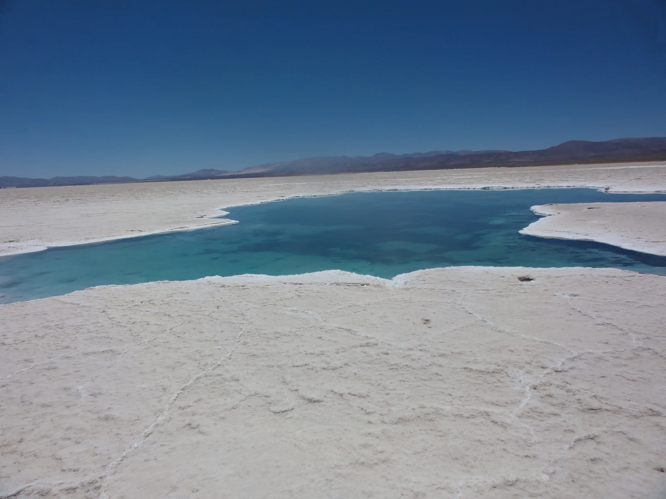 The tranquility in the salar
